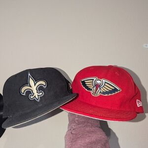 New Era New Orleans Pelicans And Saints Fitted Caps